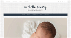 Desktop Screenshot of michellesperryphotography.com